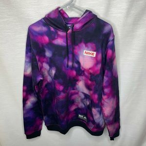 nike purple tie dye sweatshirt